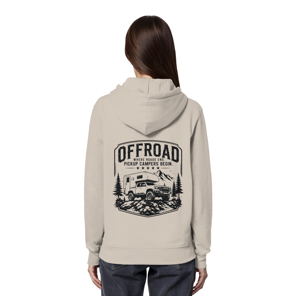Offroad Camper Unisex Hoodie - Where Roads End