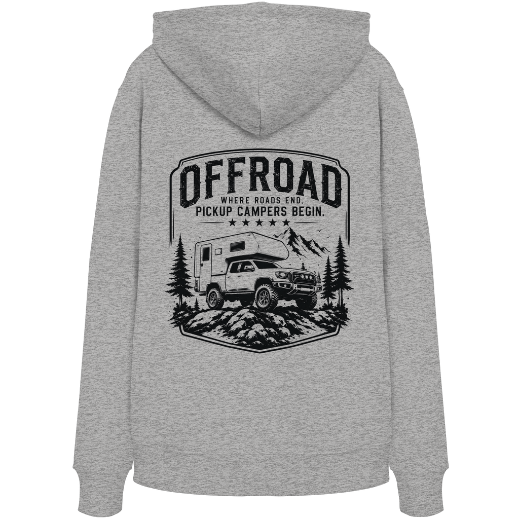 Offroad Camper Unisex Hoodie - Where Roads End