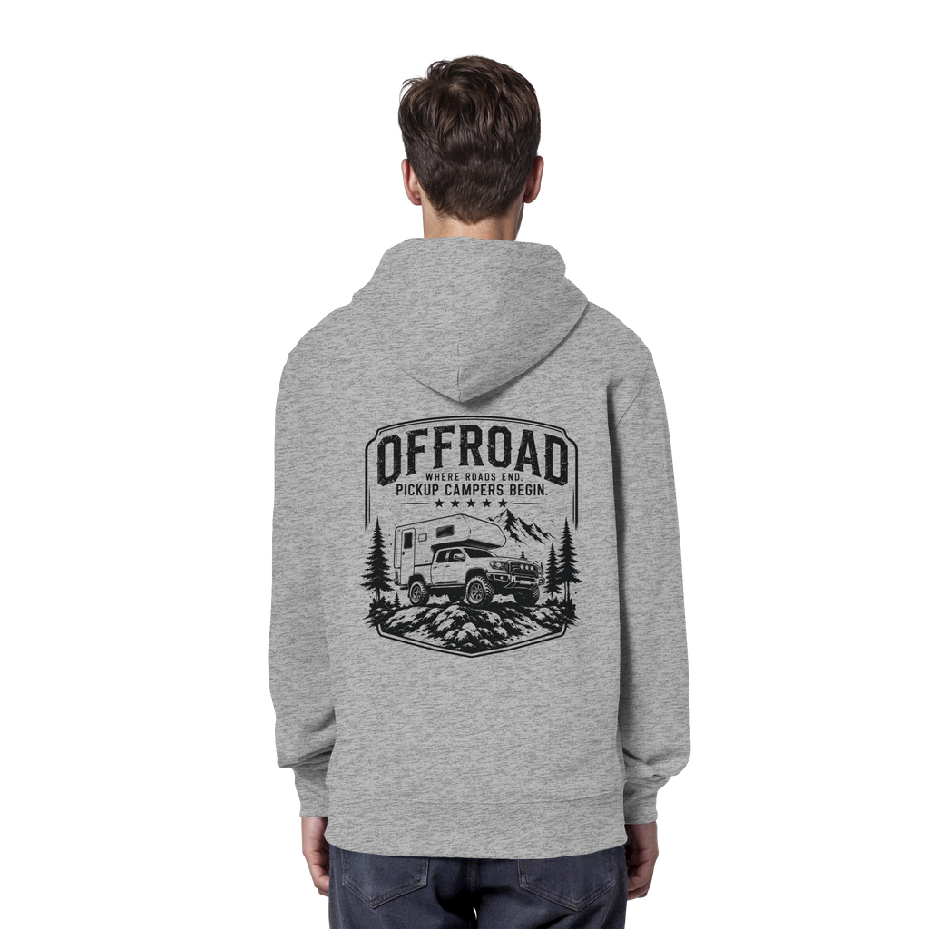 Offroad Camper Unisex Hoodie - Where Roads End