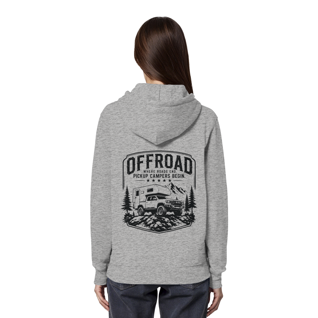 Offroad Camper Unisex Hoodie - Where Roads End