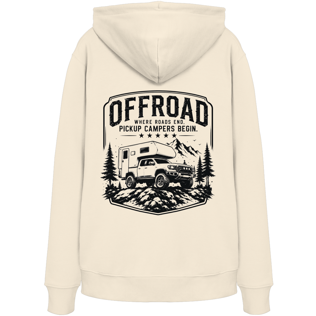 Offroad Camper Unisex Hoodie - Where Roads End