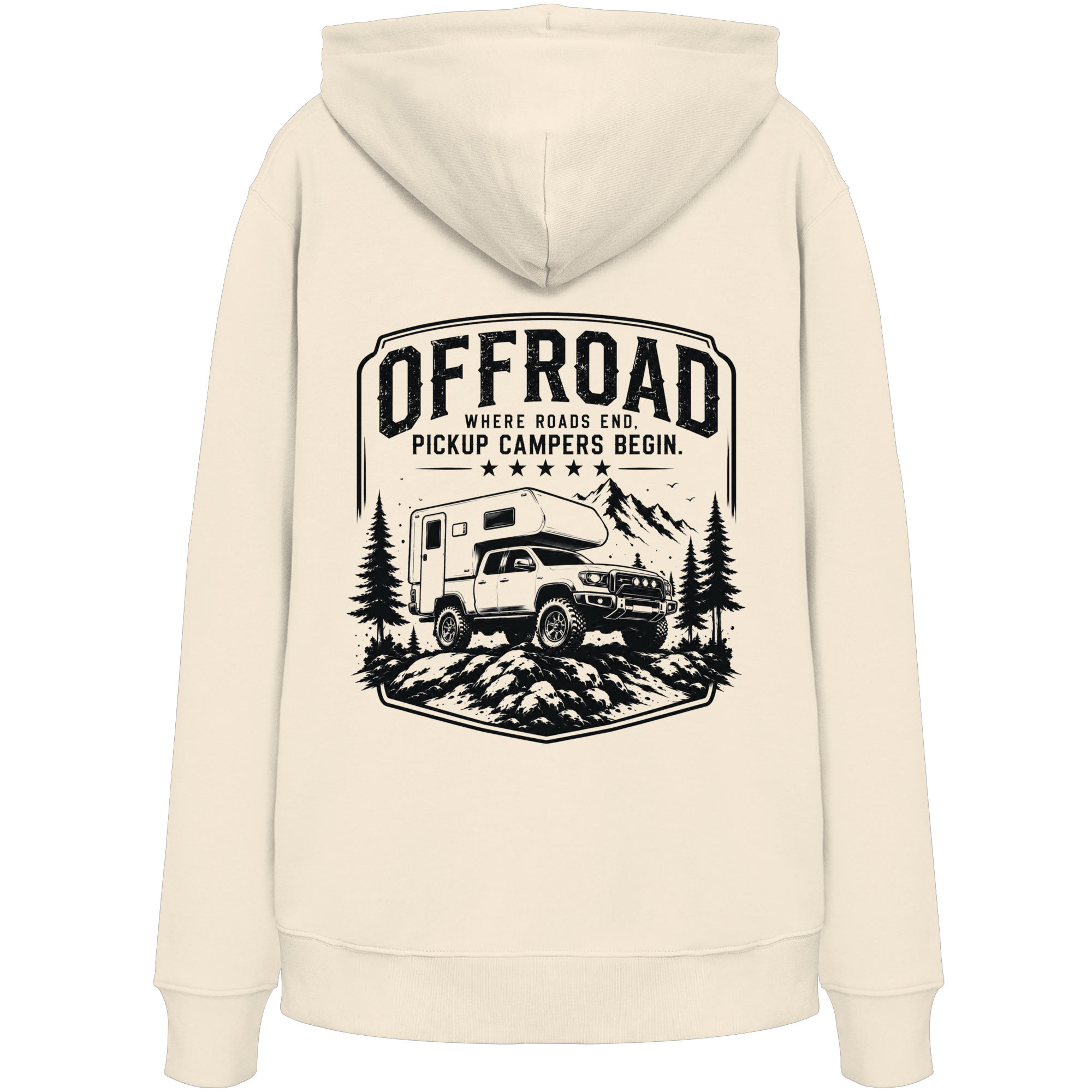 Offroad Camper Unisex Hoodie - Where Roads End