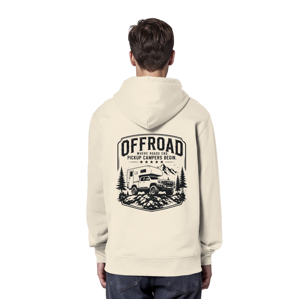 Offroad Camper Unisex Hoodie - Where Roads End