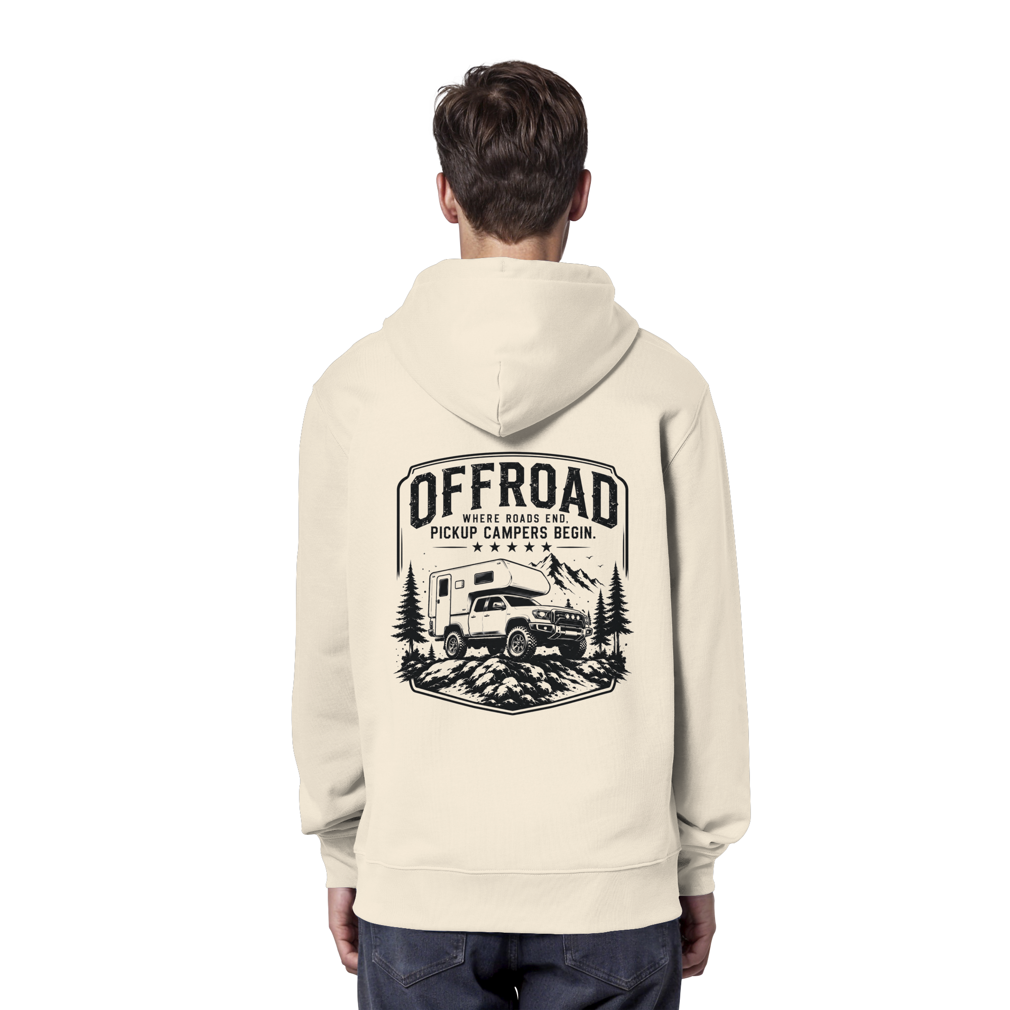 Offroad Camper Unisex Hoodie - Where Roads End