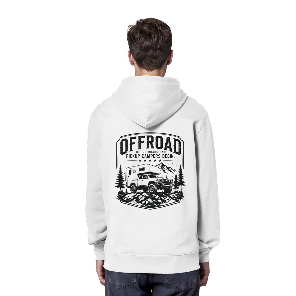 Offroad Camper Unisex Hoodie - Where Roads End