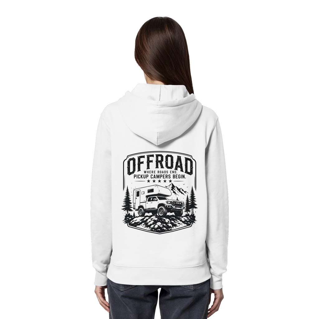 Offroad Camper Unisex Hoodie - Where Roads End