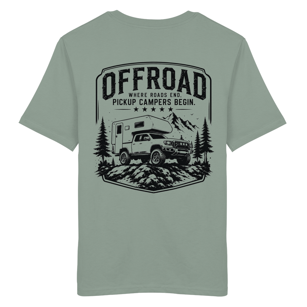 Offroad Camper T-Shirt - Where Roads End