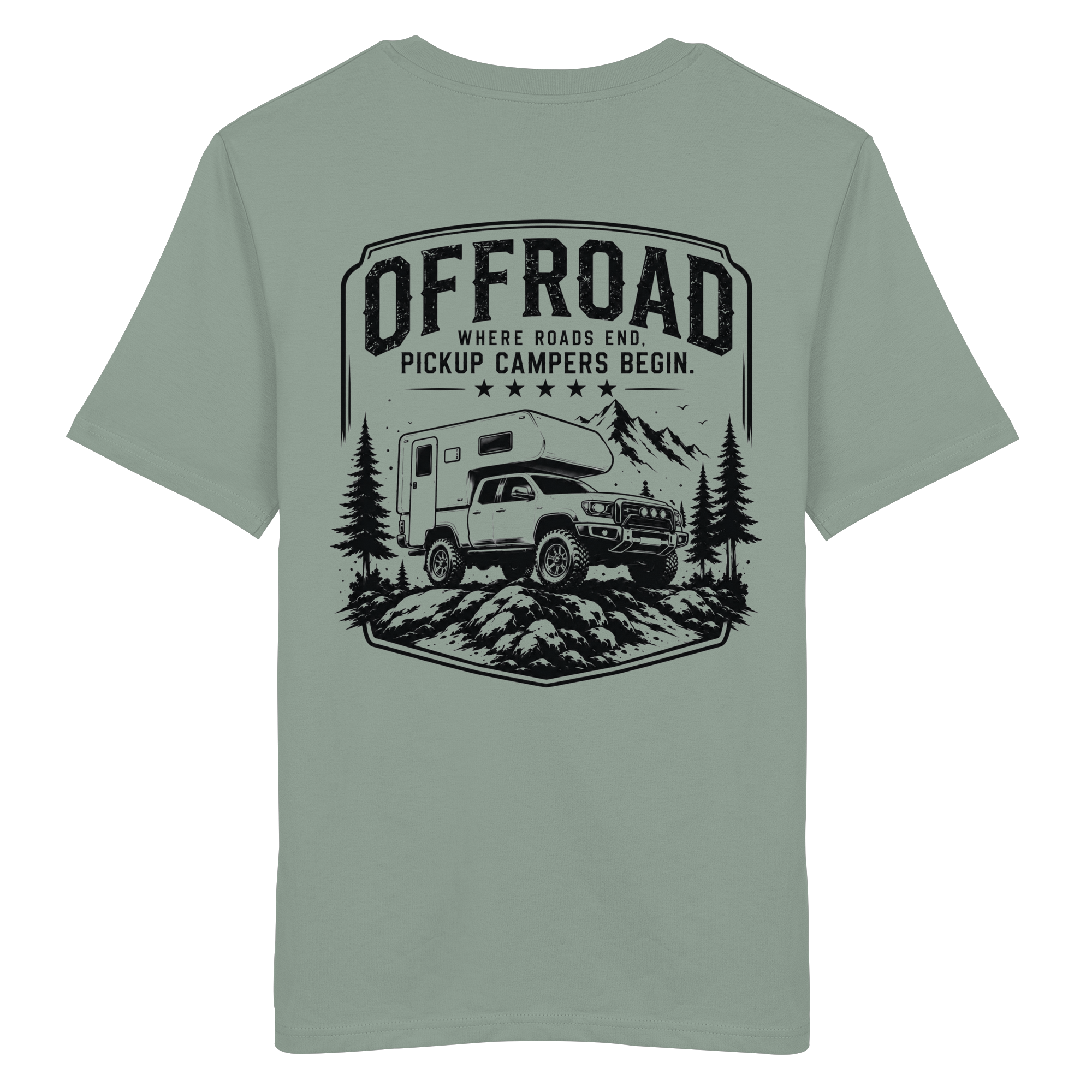 Offroad Camper T-Shirt - Where Roads End