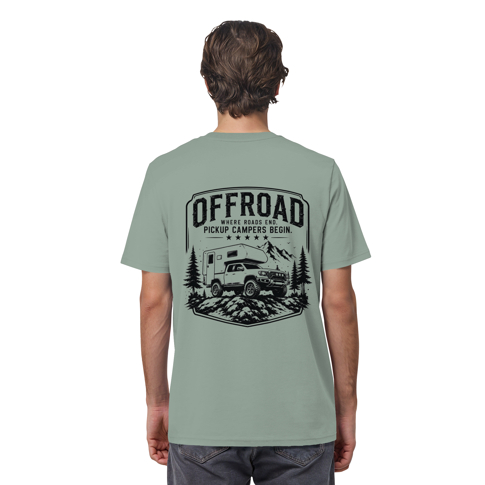 Offroad Camper T-Shirt - Where Roads End