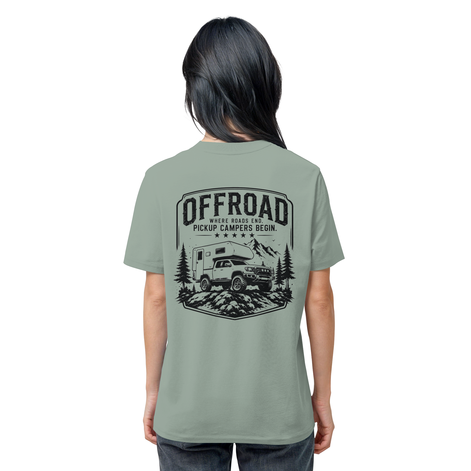 Offroad Camper T-Shirt - Where Roads End