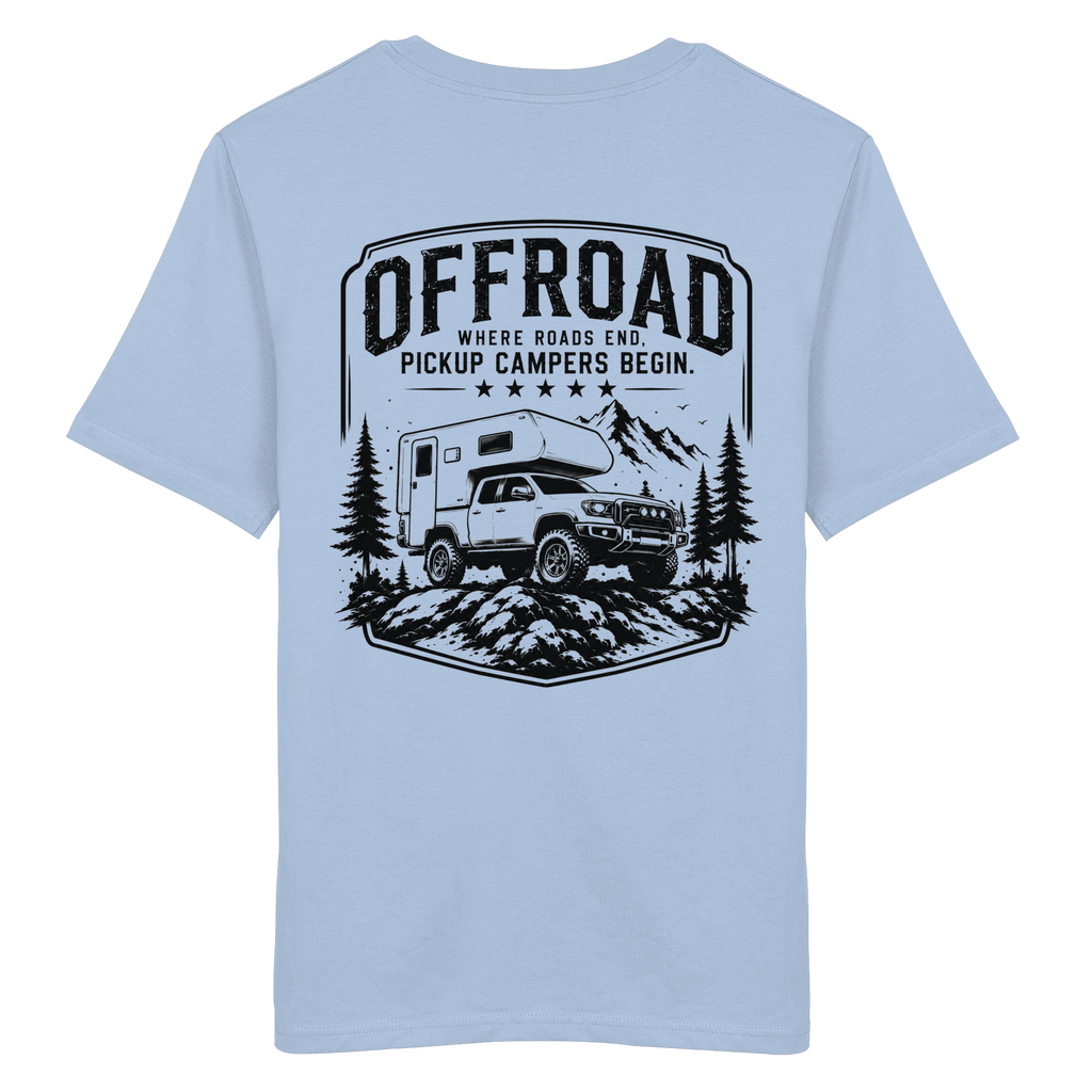 Offroad Camper T-Shirt - Where Roads End