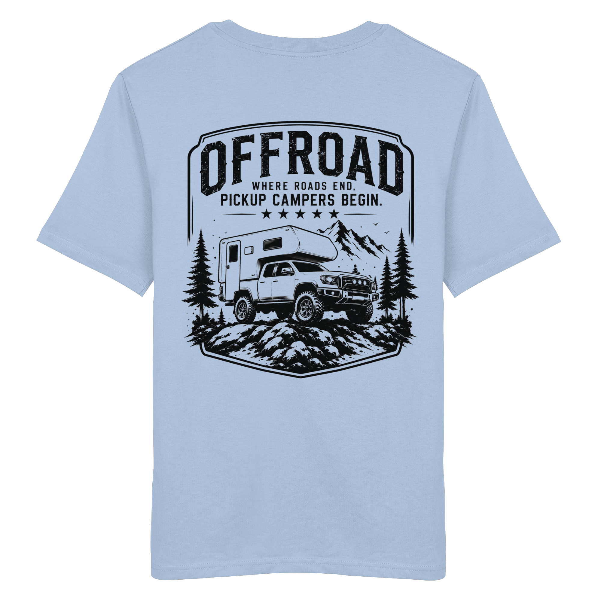 Offroad Camper T-Shirt - Where Roads End