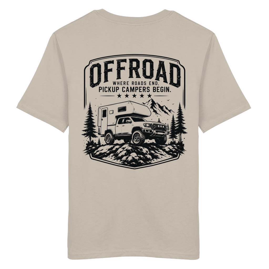 Offroad Camper T-Shirt - Where Roads End