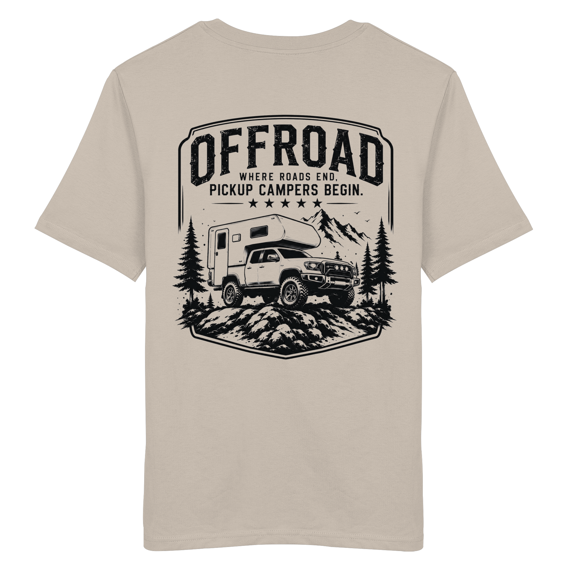 Offroad Camper T-Shirt - Where Roads End