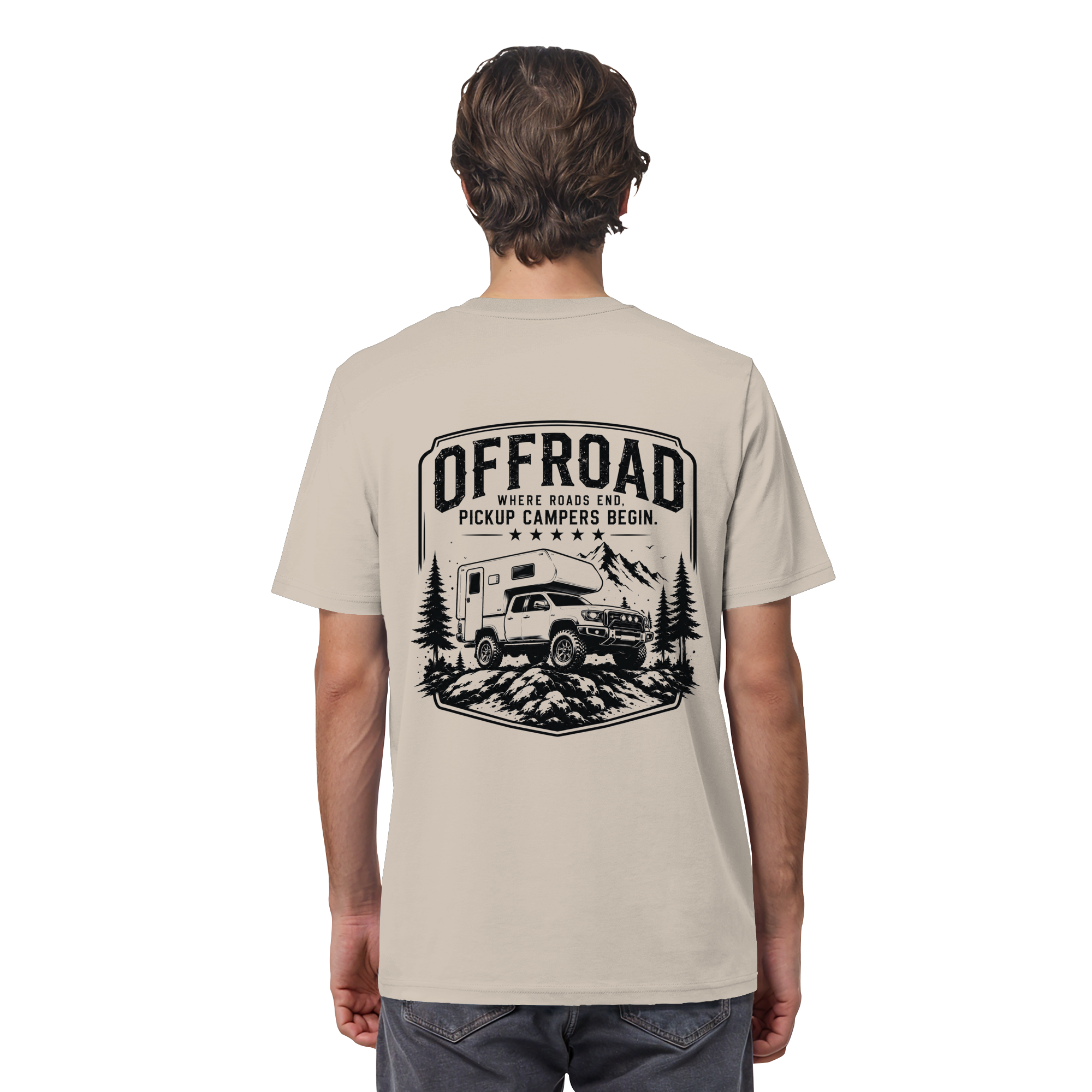 Offroad Camper T-Shirt - Where Roads End