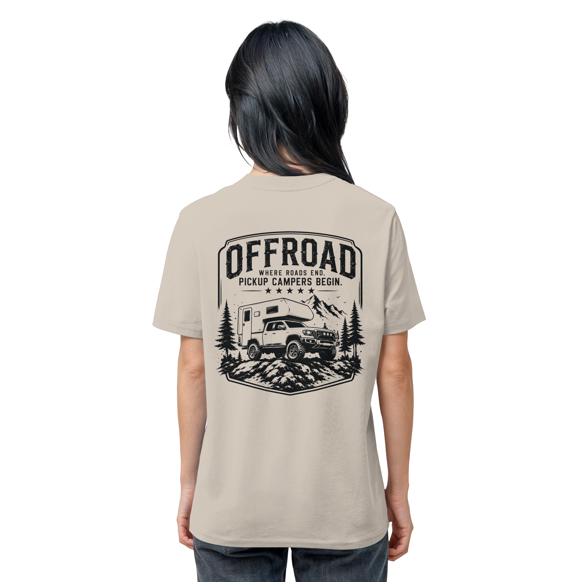 Offroad Camper T-Shirt - Where Roads End
