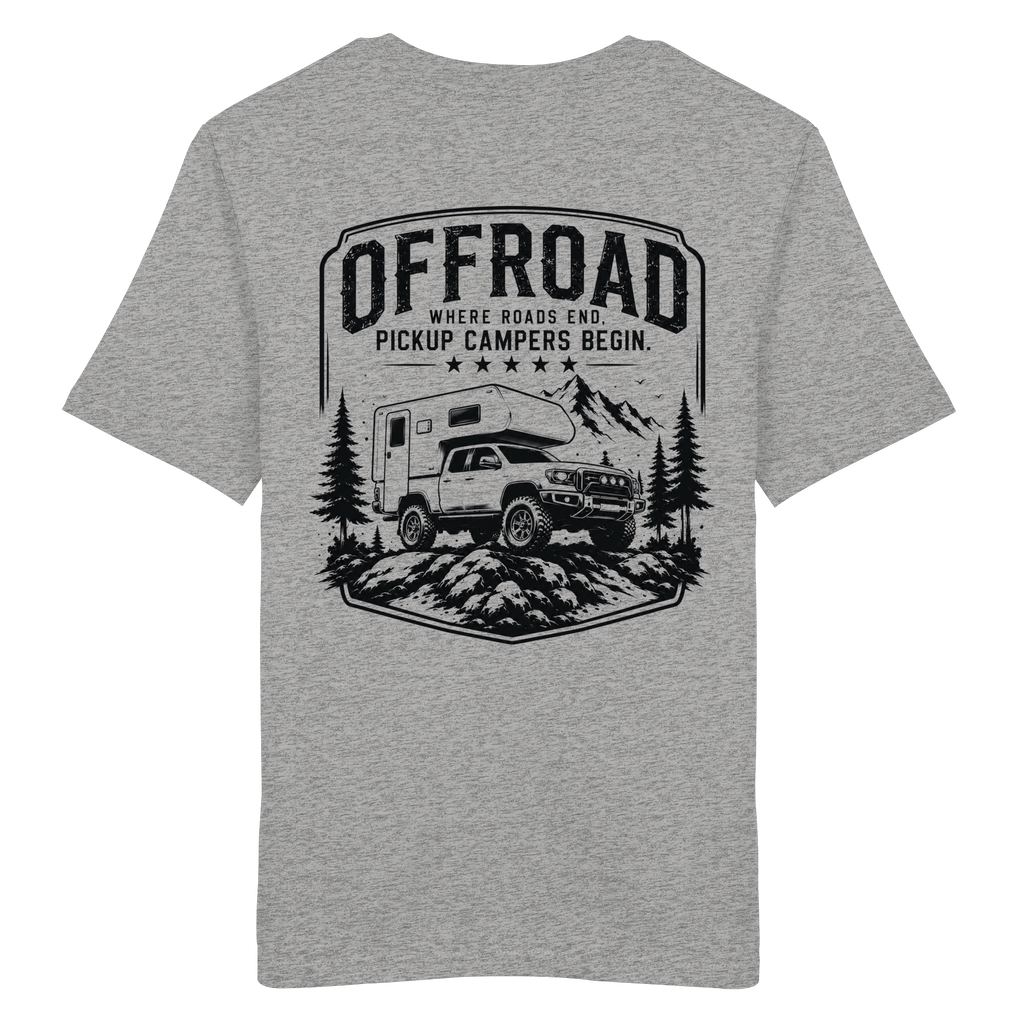 Offroad Camper T-Shirt - Where Roads End