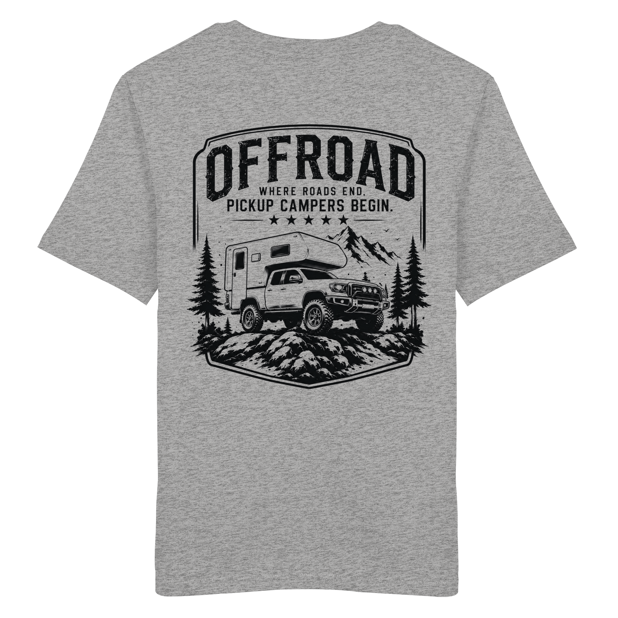 Offroad Camper T-Shirt - Where Roads End