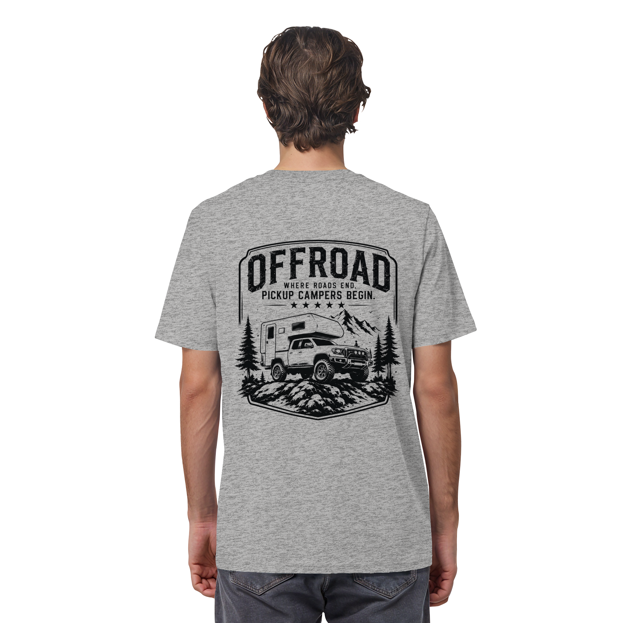 Offroad Camper T-Shirt - Where Roads End