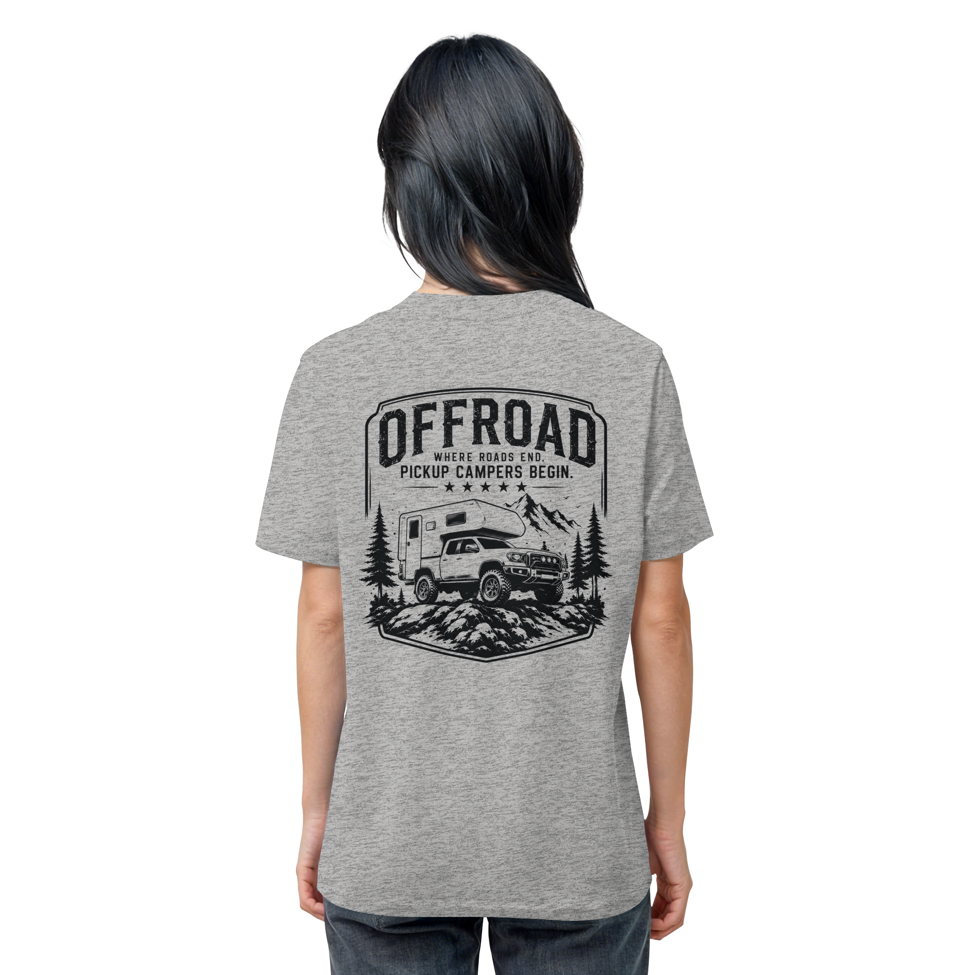 Offroad Camper T-Shirt - Where Roads End
