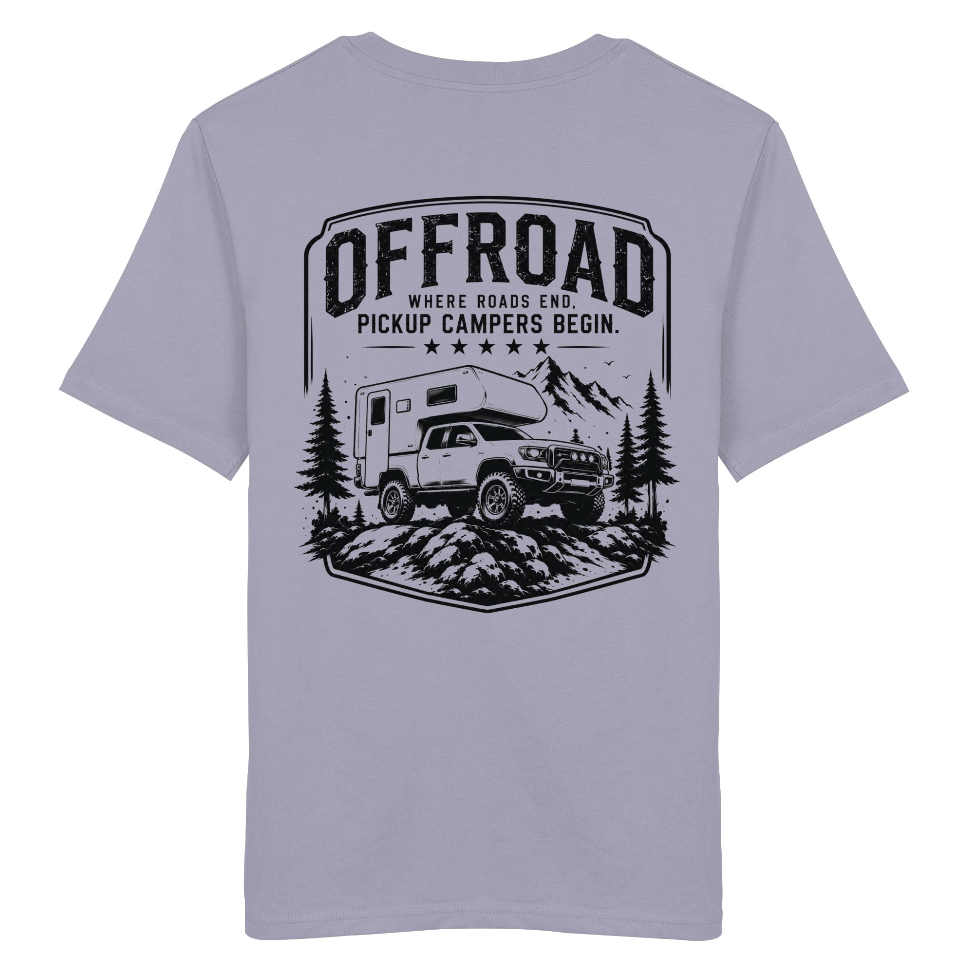 Offroad Camper T-Shirt - Where Roads End