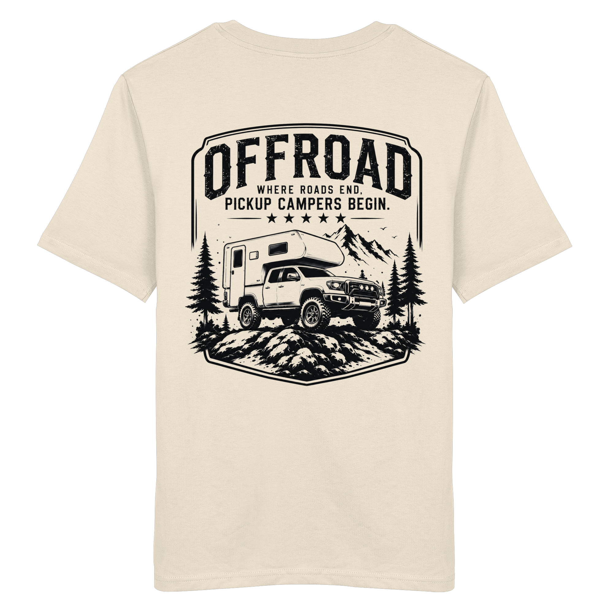 Offroad Camper T-Shirt - Where Roads End