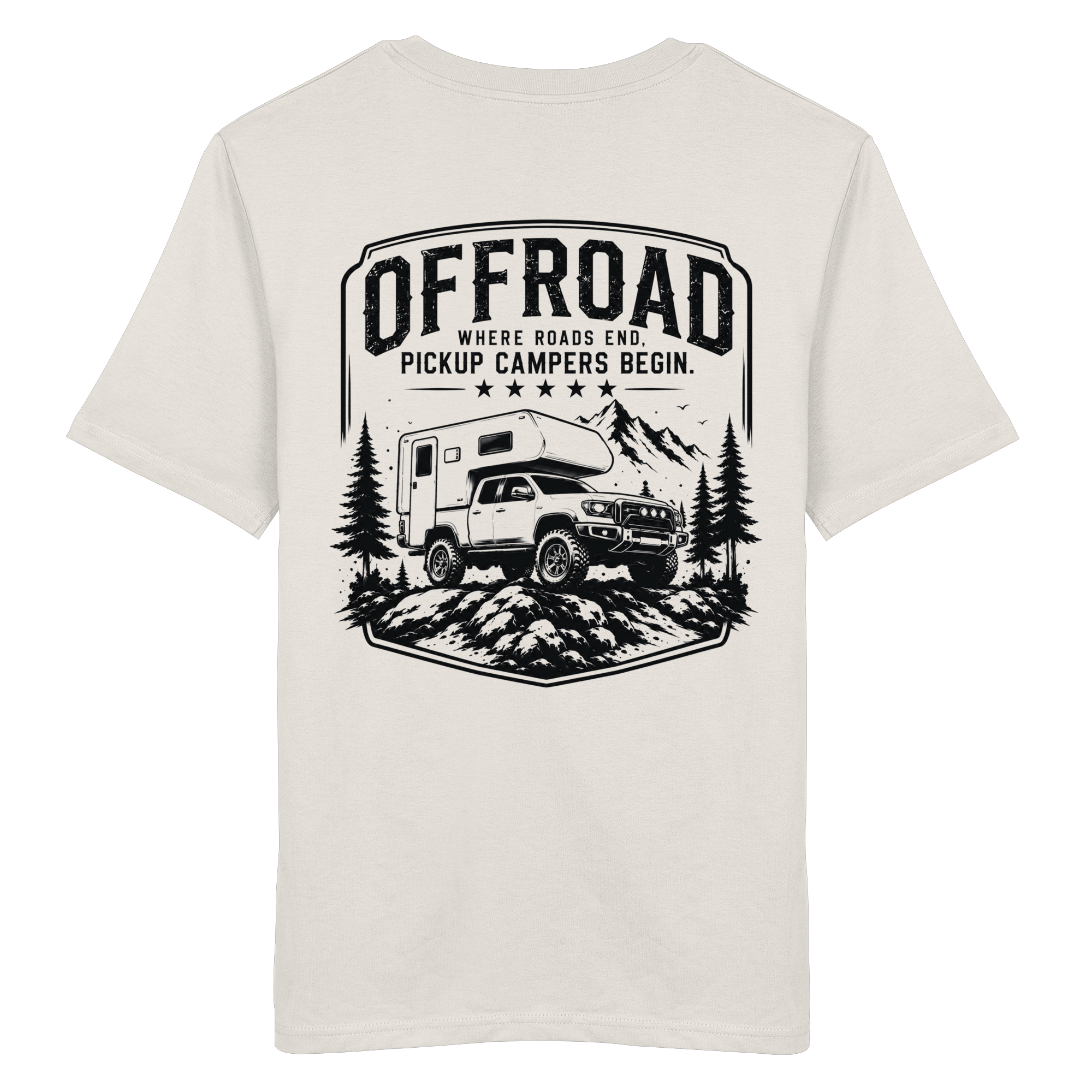 Offroad Camper T-Shirt - Where Roads End