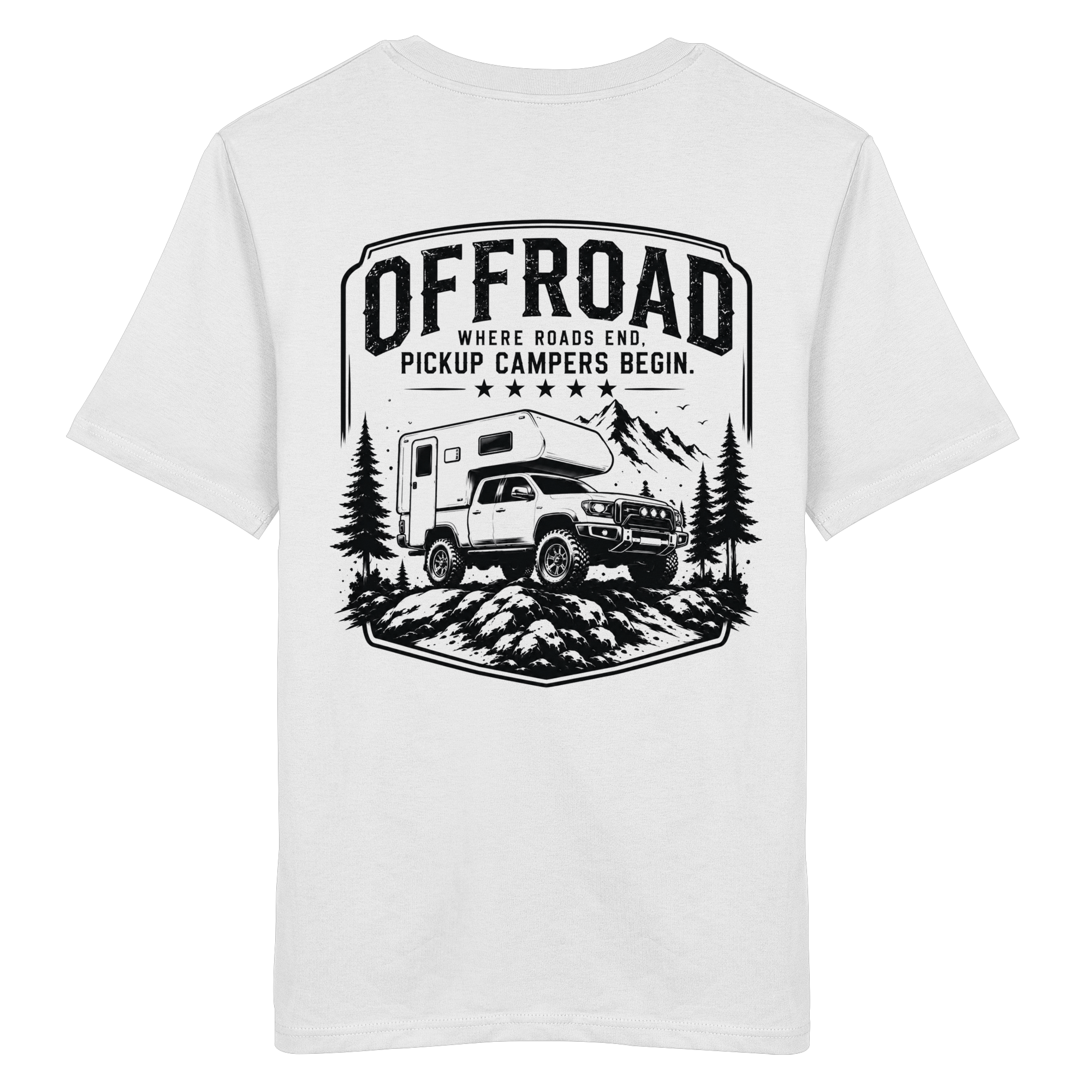 Offroad Camper T-Shirt - Where Roads End