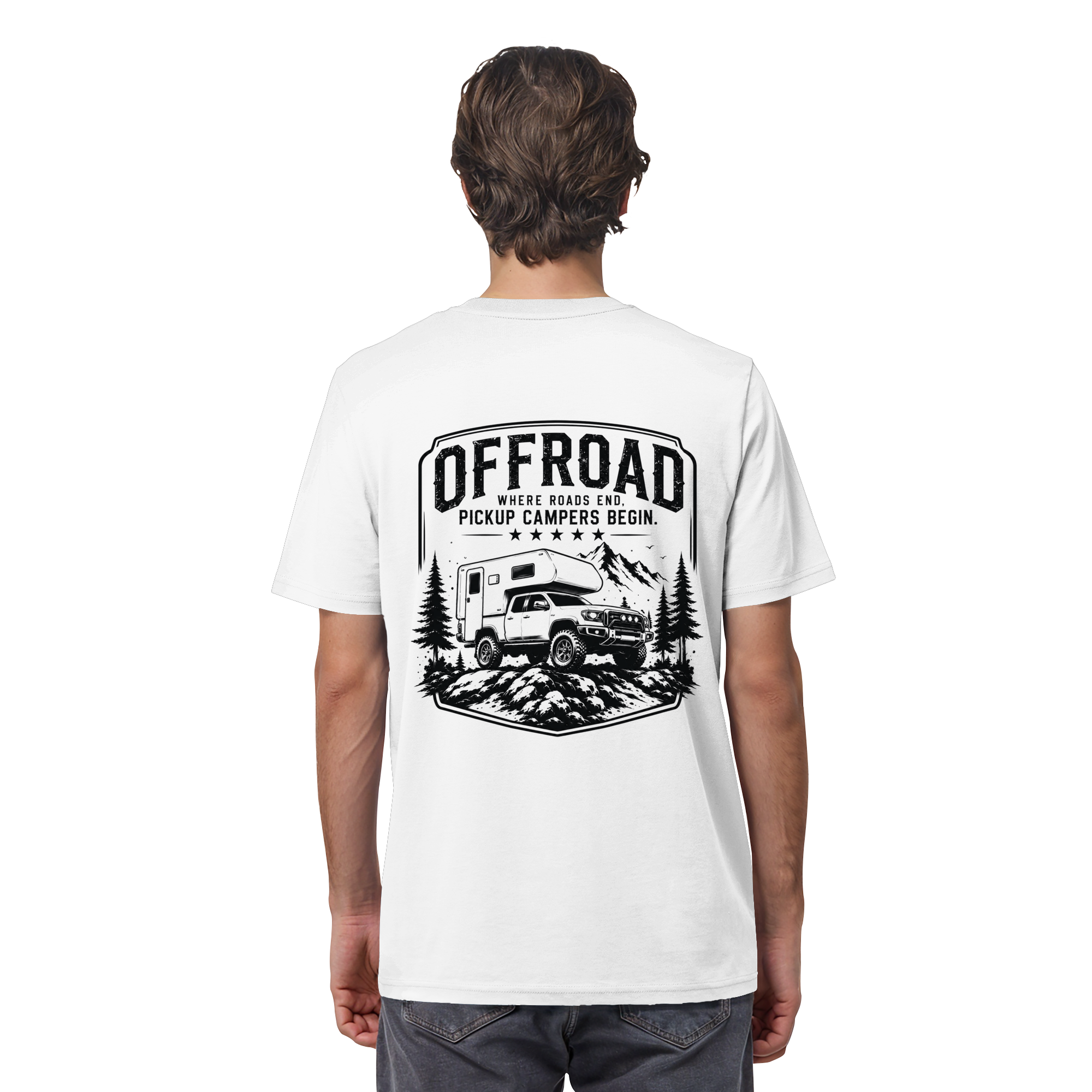 Offroad Camper T-Shirt - Where Roads End