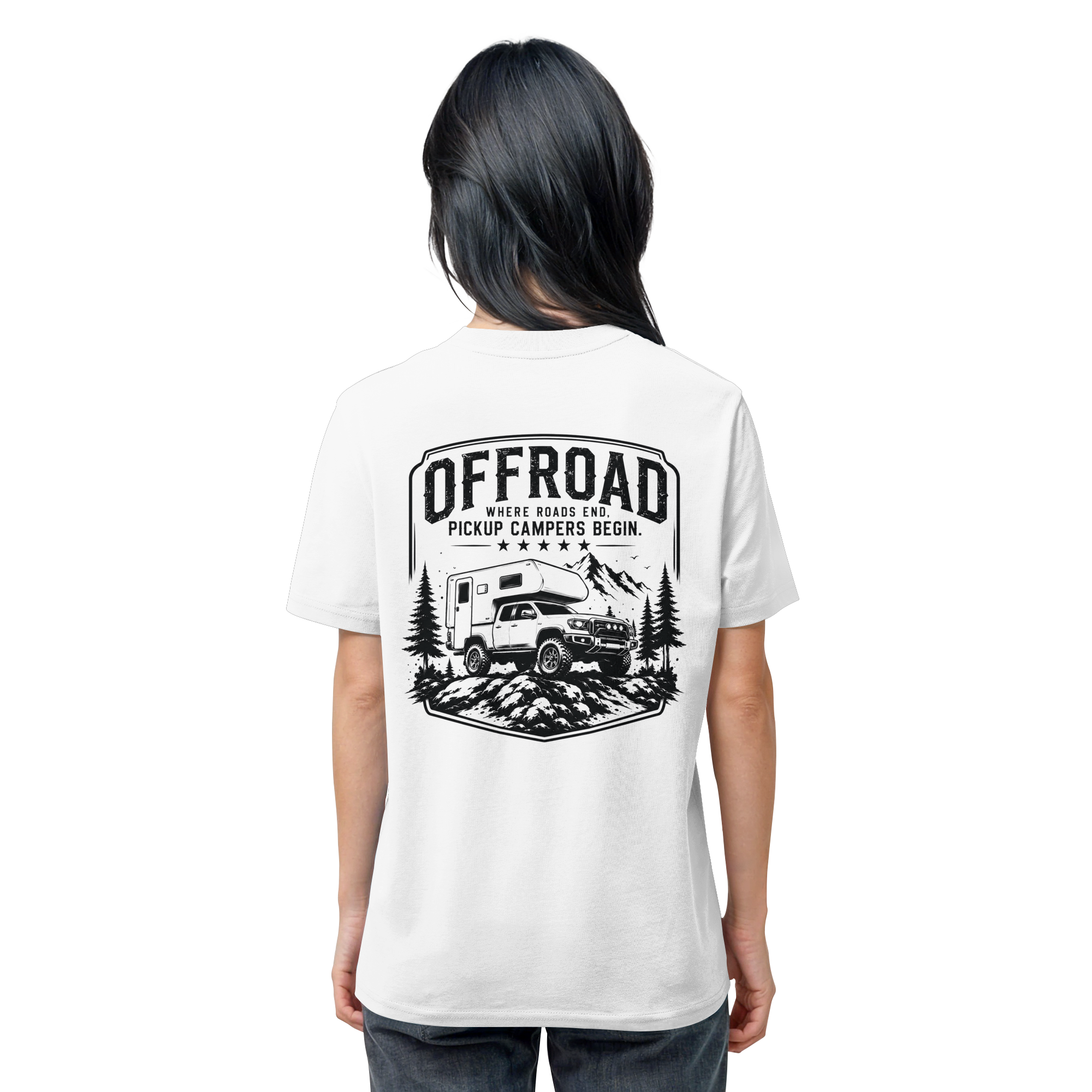 Offroad Camper T-Shirt - Where Roads End
