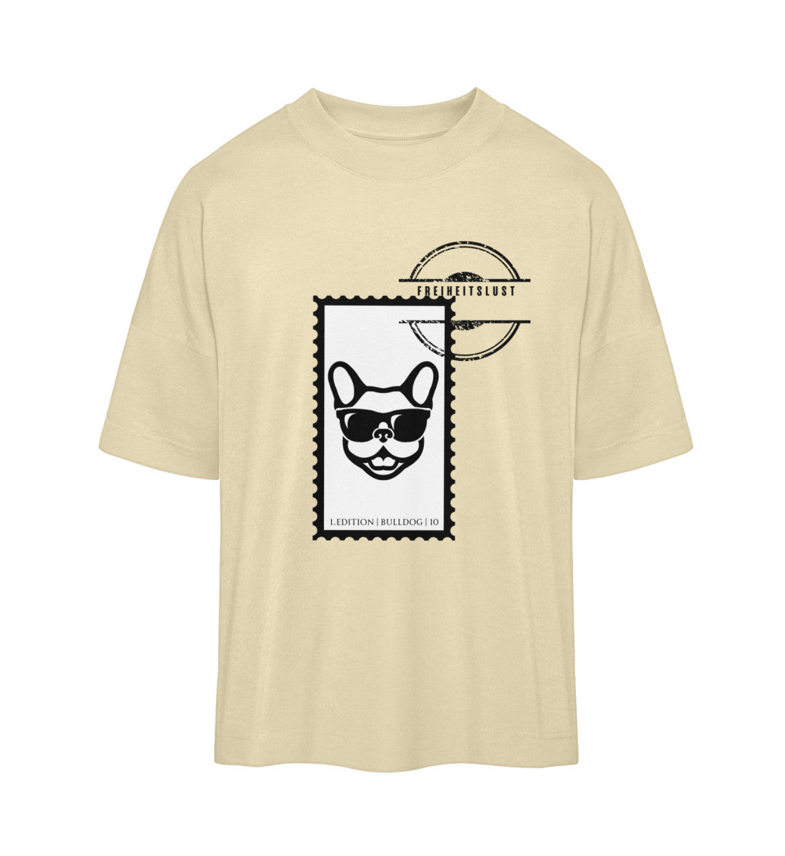 französische Bulldogge T-Shirt Logo