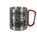 Offroad Camper Edelstahl Tasse - Where Roads End