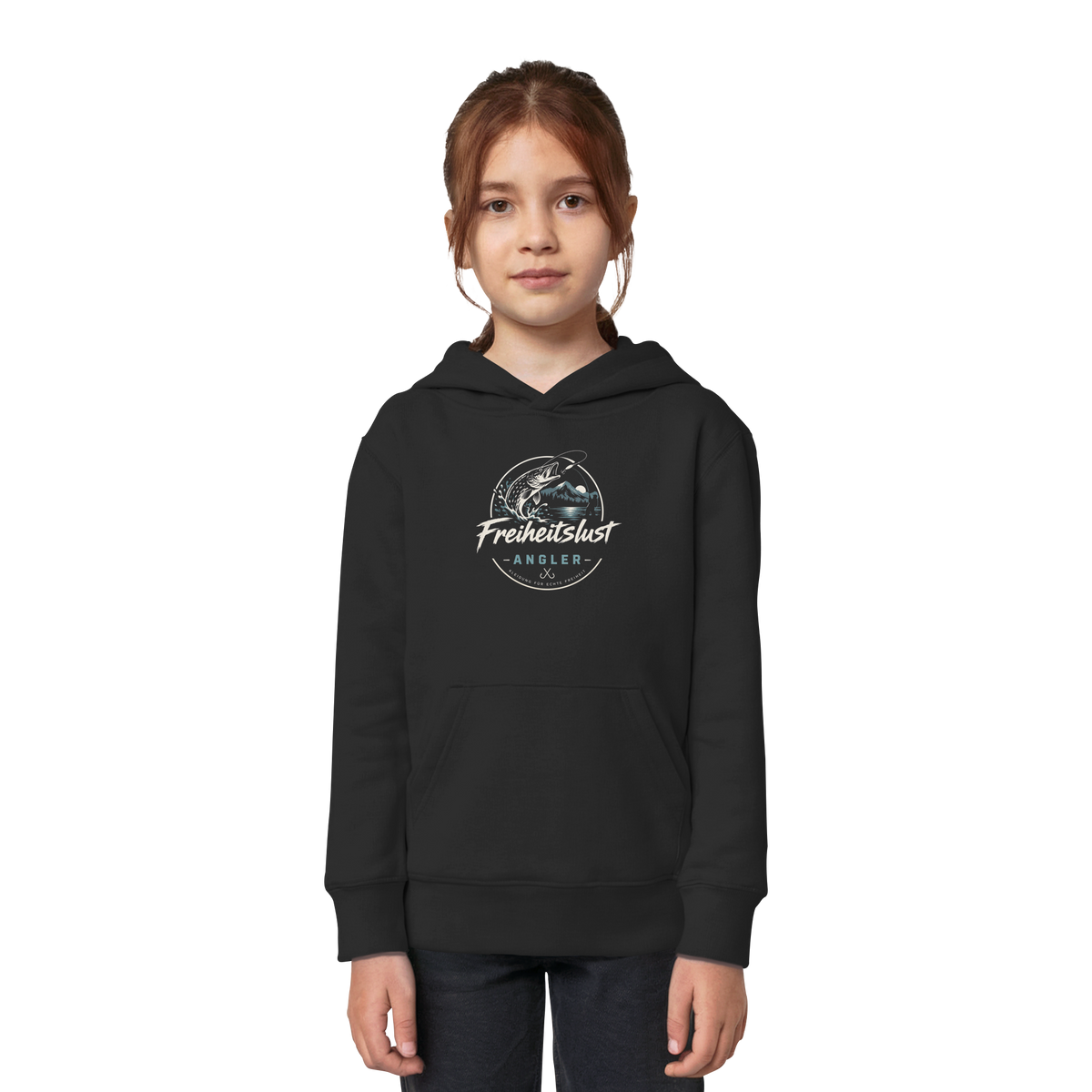 Freiheitslust Fishing - Kids Organic Hoodie