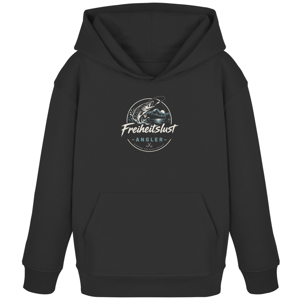 Freiheitslust Fishing - Kids Organic Hoodie