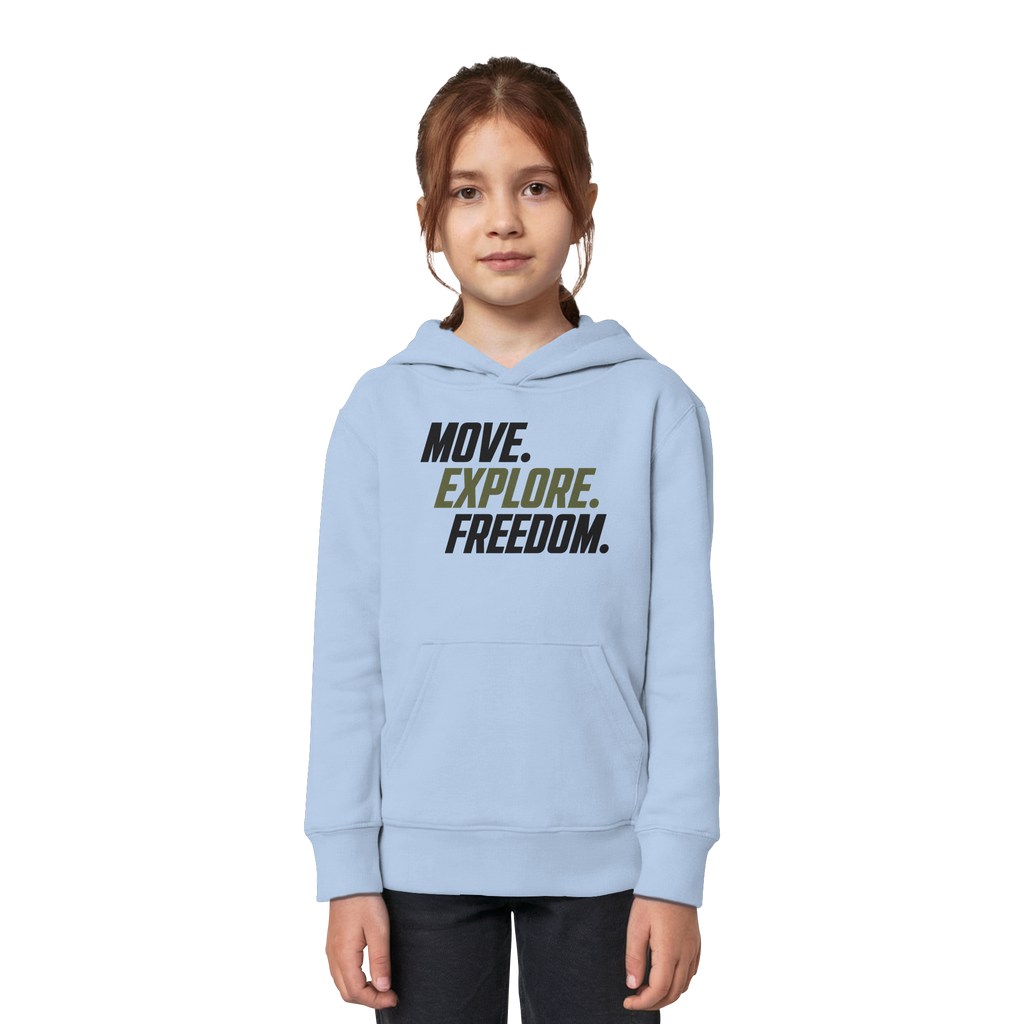 Kids Hoodie - Move.Explore.Freedom