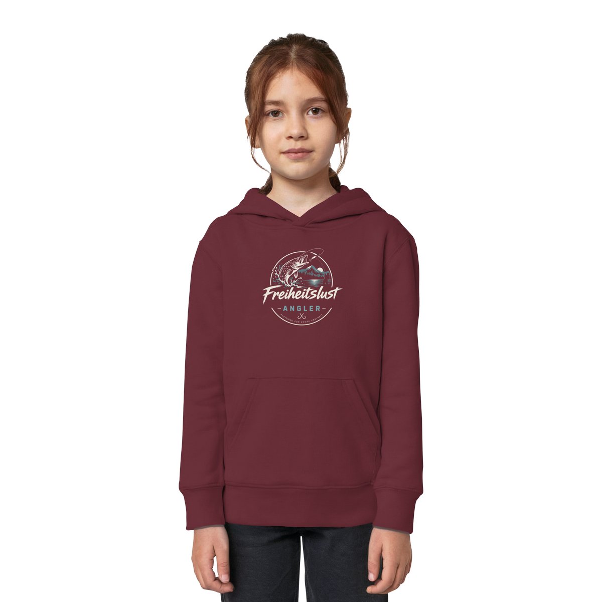 Freiheitslust Fishing - Kids Organic Hoodie
