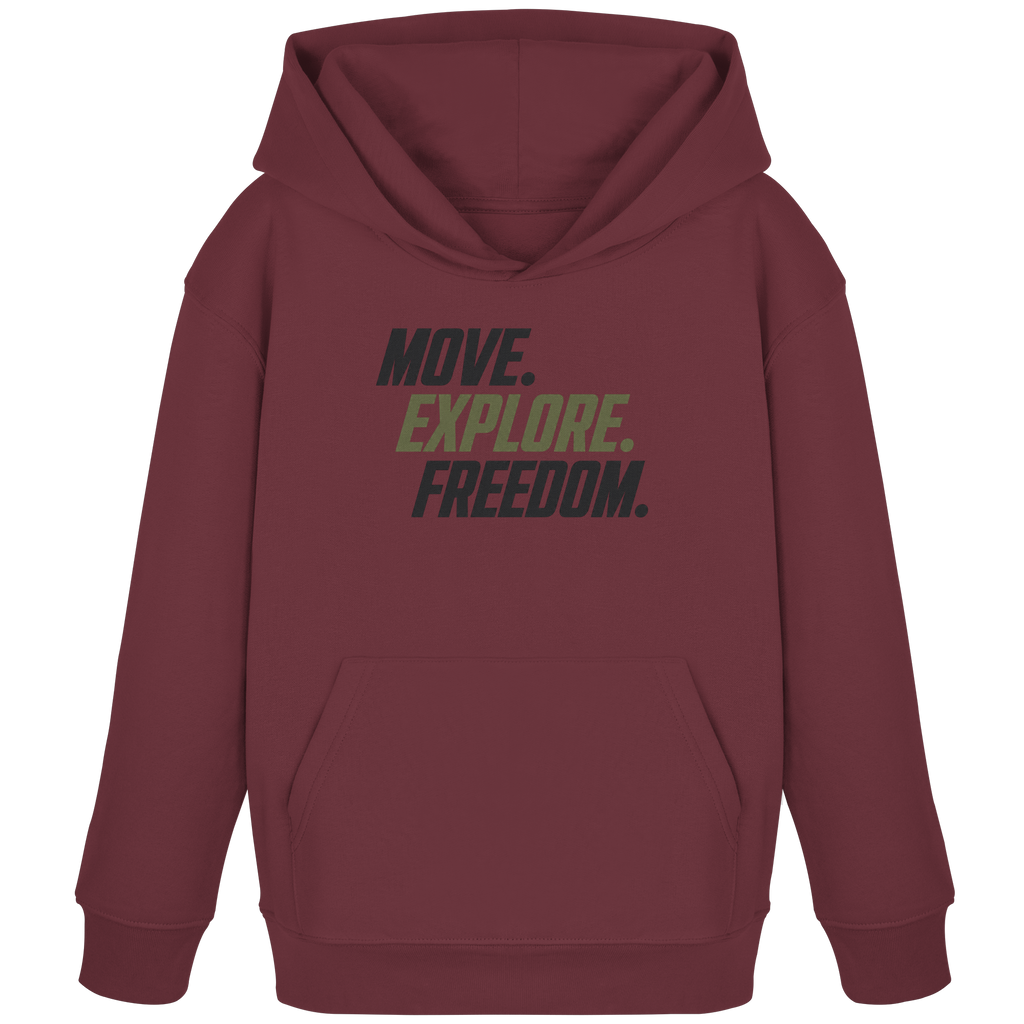 Kids Hoodie - Move.Explore.Freedom