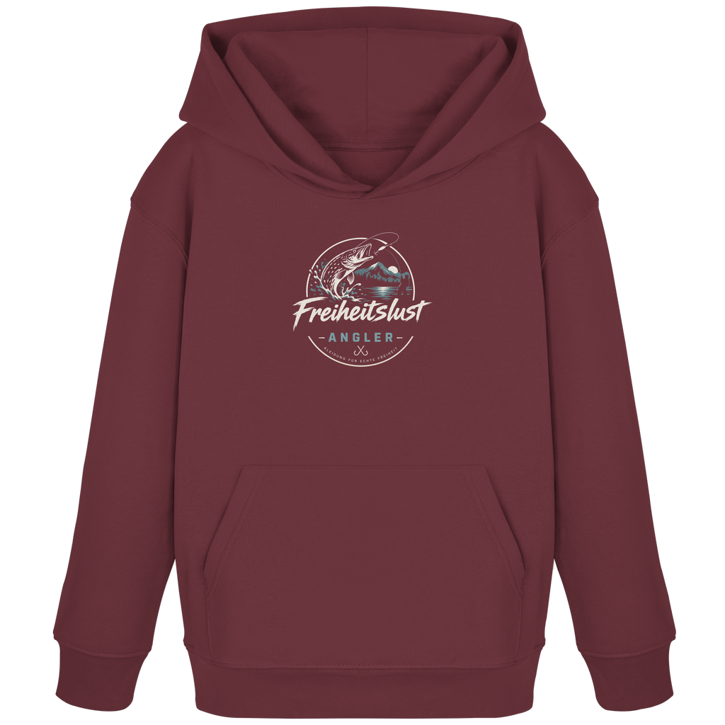 Freiheitslust Fishing - Kids Organic Hoodie