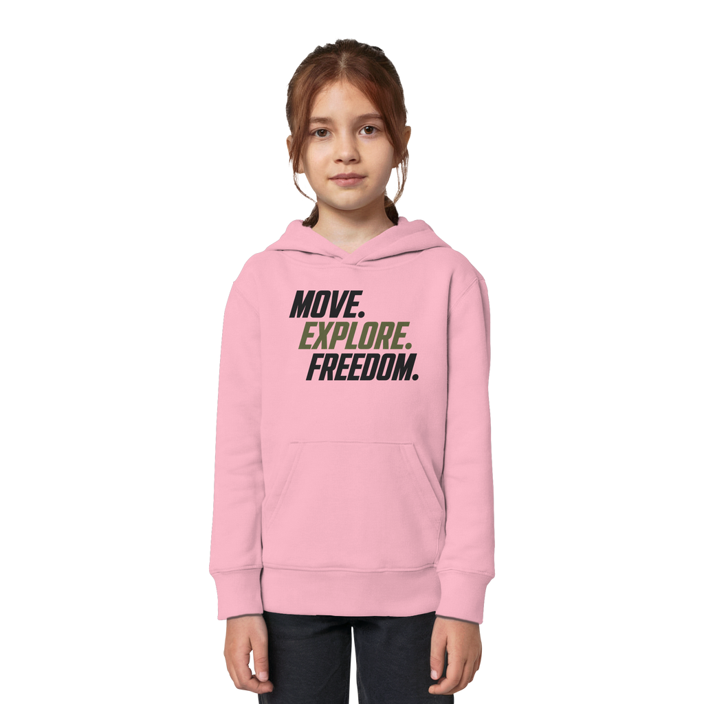 Kids Hoodie - Move.Explore.Freedom