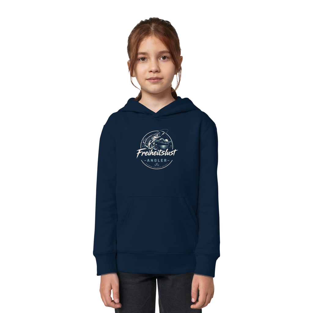 Freiheitslust Fishing - Kids Organic Hoodie