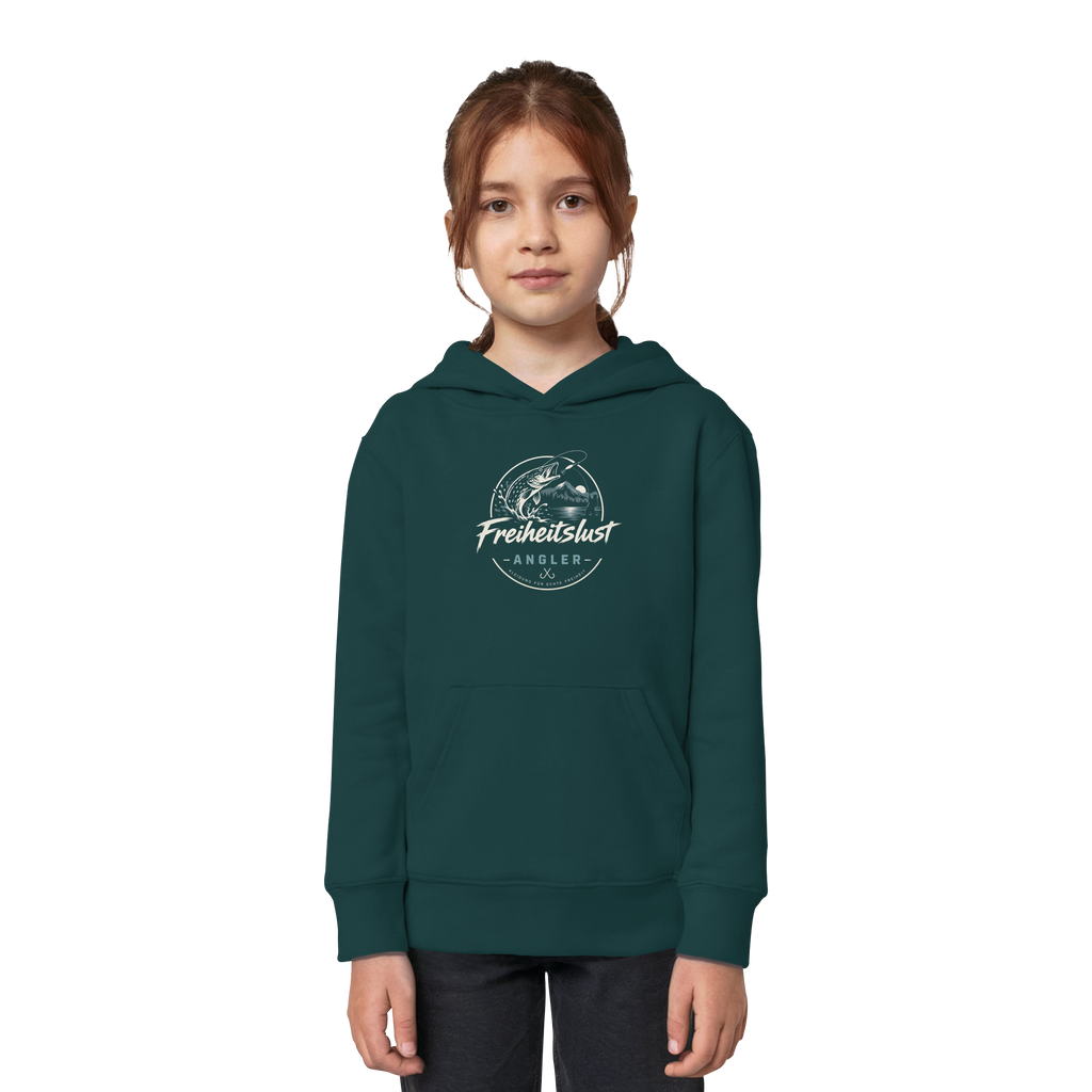 Freiheitslust Fishing - Kids Organic Hoodie