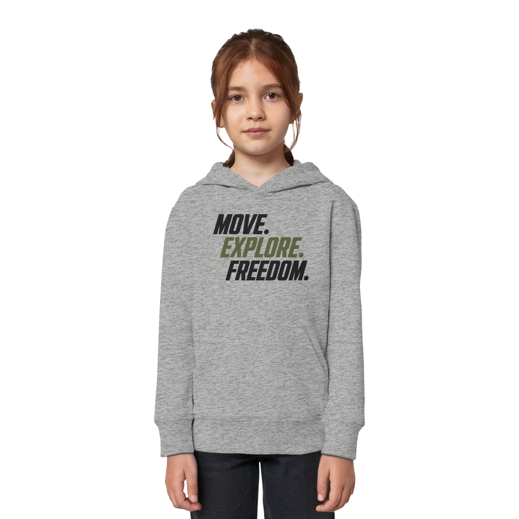 Kids Hoodie - Move.Explore.Freedom