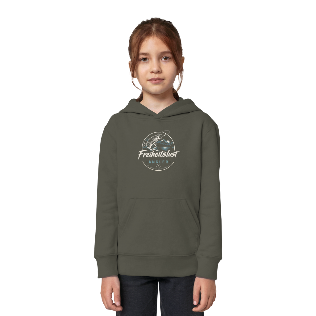 Freiheitslust Fishing - Kids Organic Hoodie