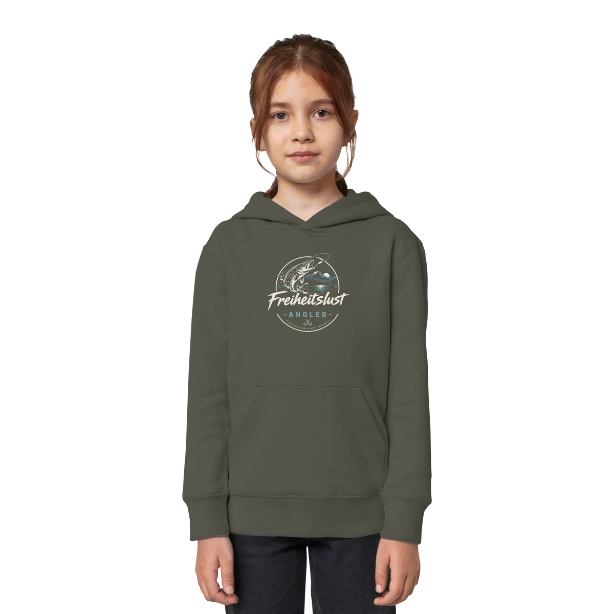 Freiheitslust Fishing - Kids Organic Hoodie
