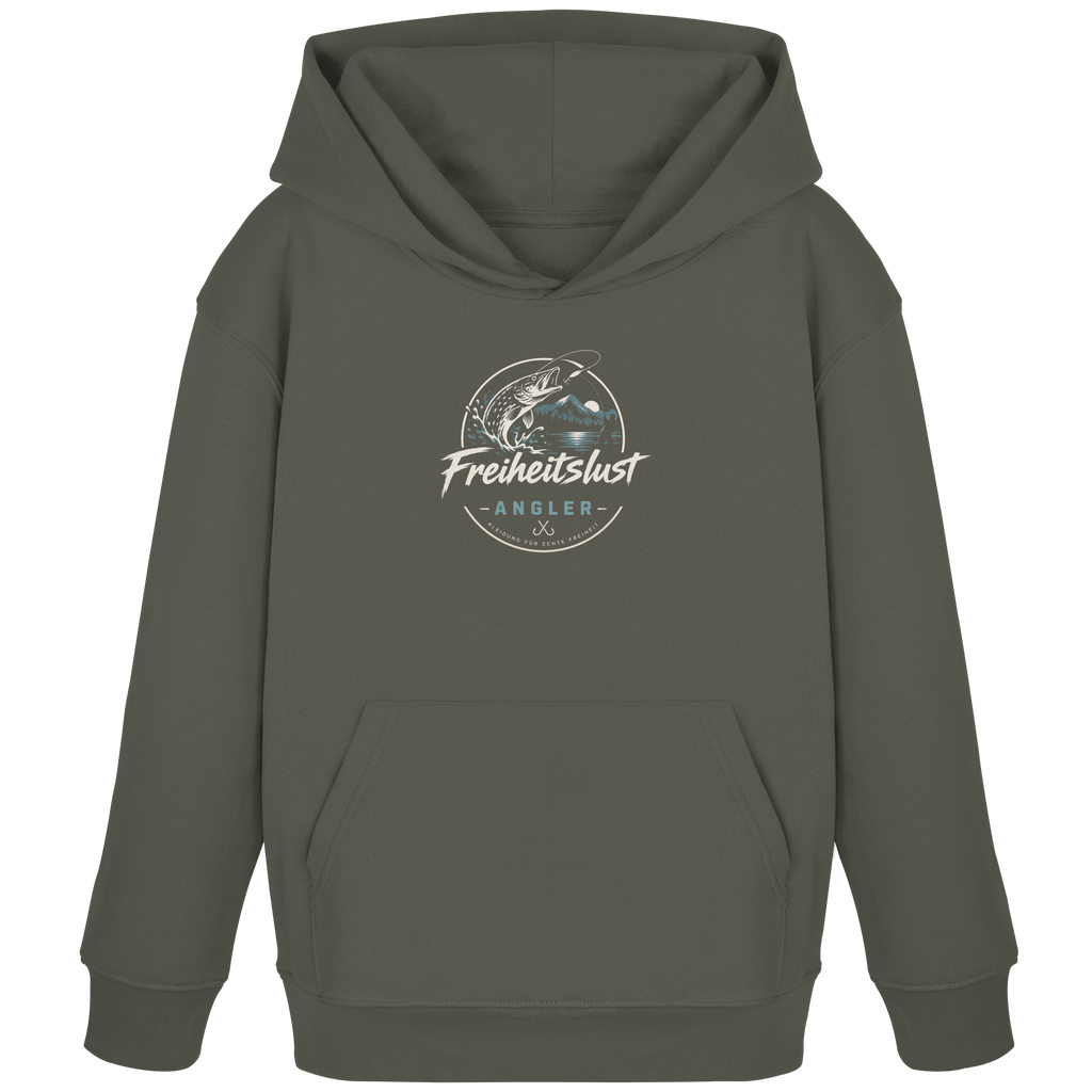 Freiheitslust Fishing - Kids Organic Hoodie