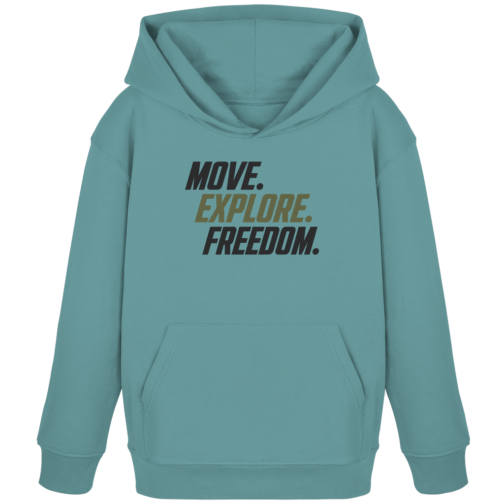 Kids Hoodie - Move.Explore.Freedom