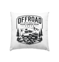 Offroad Camper Kissen 40x40cm - Where Roads End
