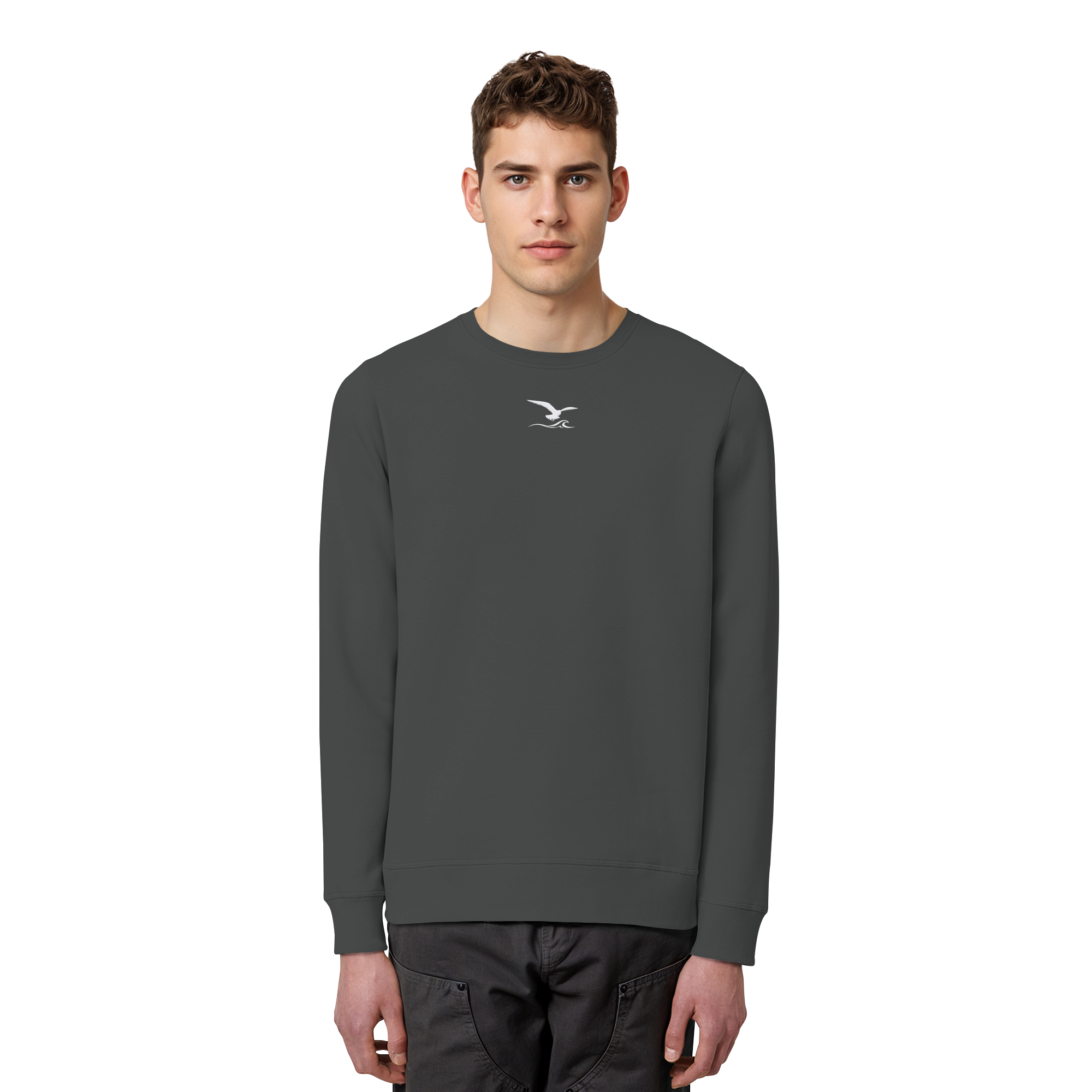Herren Sweatshirt mit Stick - Earthbound