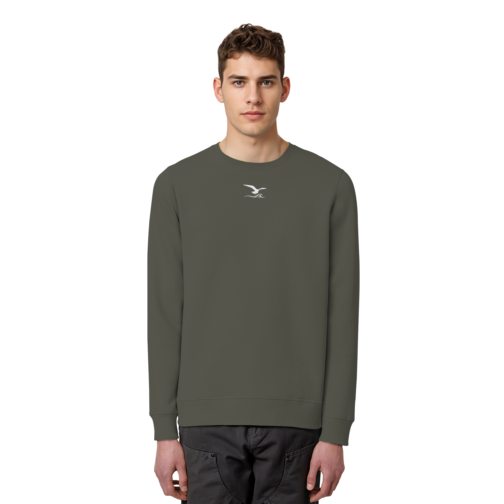 Herren Sweatshirt mit Stick - Earthbound