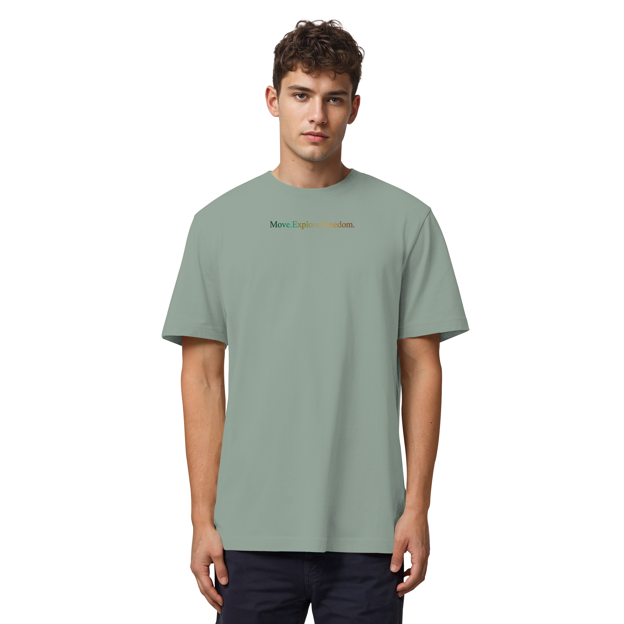 Herren Heavy T-Shirt - Rainbow